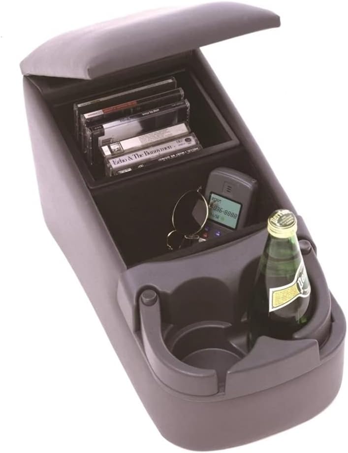 RAMPAGE PRODUCTS Seat Console for Truck Bench Seat | Charcoal | 39223 | Universal Truck Bench Seat