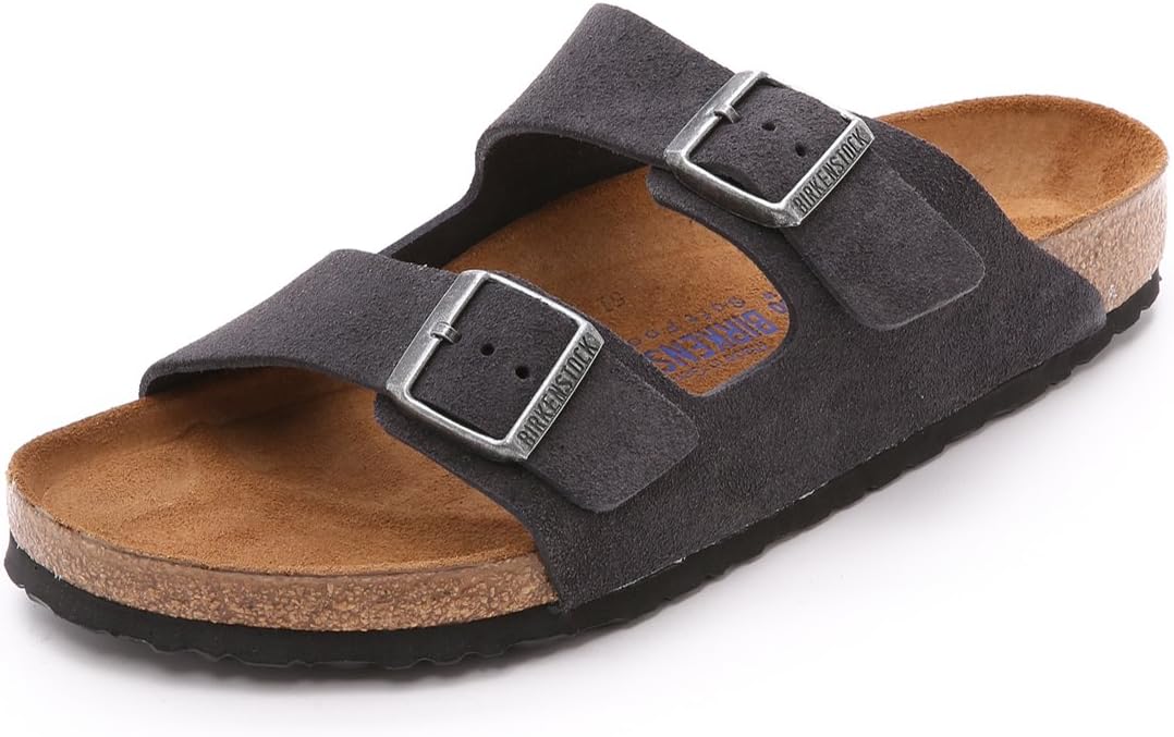Birkenstock Men's Amalfi Leather Soft Footbed Arizona Sandals