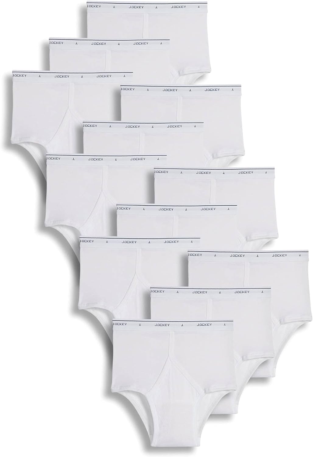 Jockey Men's Underwear Classic Full Rise Brief - 12 Pack