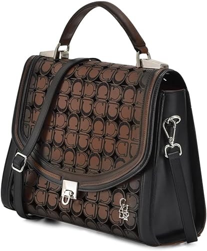 Cuadra Women's Satchel Bag in Genuine Leather BOD0RRS Brown