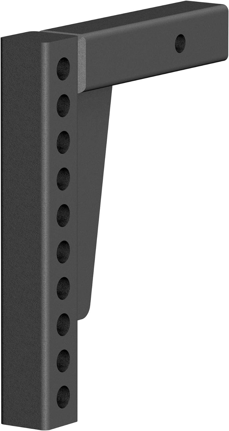 CURT 17123 Replacement Weight Distribution Hitch Shank, 2-Inch Receiver, 7-Inch Drop, 10-1/2-Inch Rise , Black