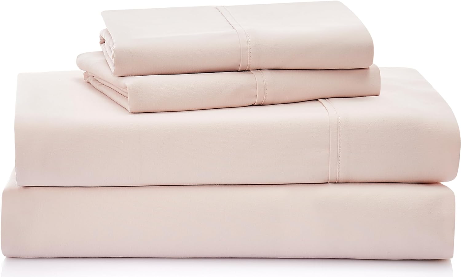 UGG 13593 Alahna Cal King Bed Sheets and Pillowcases 4-Piece Set Luxury Machine Washable Deep Pockets Wrinkle-Resistant Breathable Cozy Comfort Silky Cooling Sheets, California King, Shell
