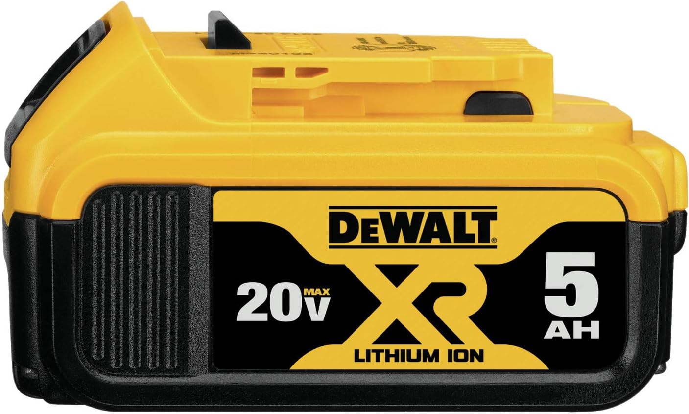 DEWALT 20V MAX XR Battery, Lithium Ion, 5.0Ah (DCB205), Multi