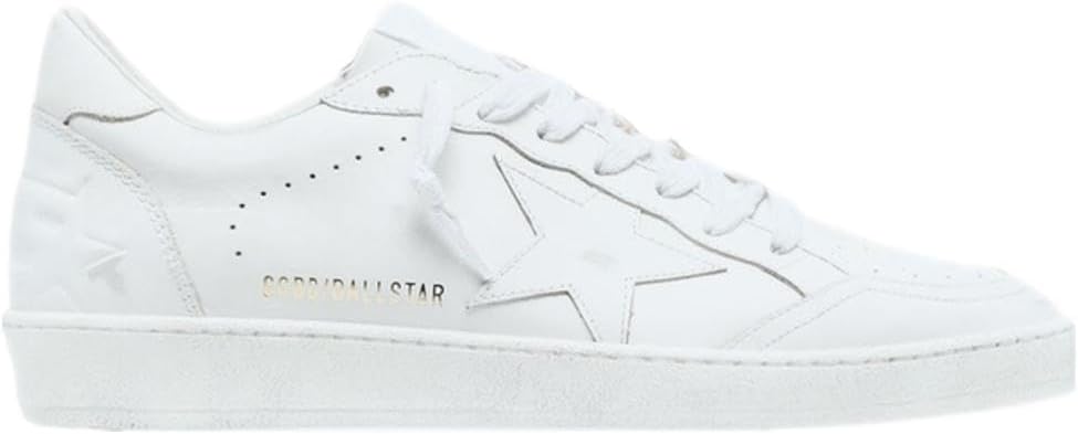 Golden Goose Women's Ballstar Leather Upper and Star Fashion Sneaker