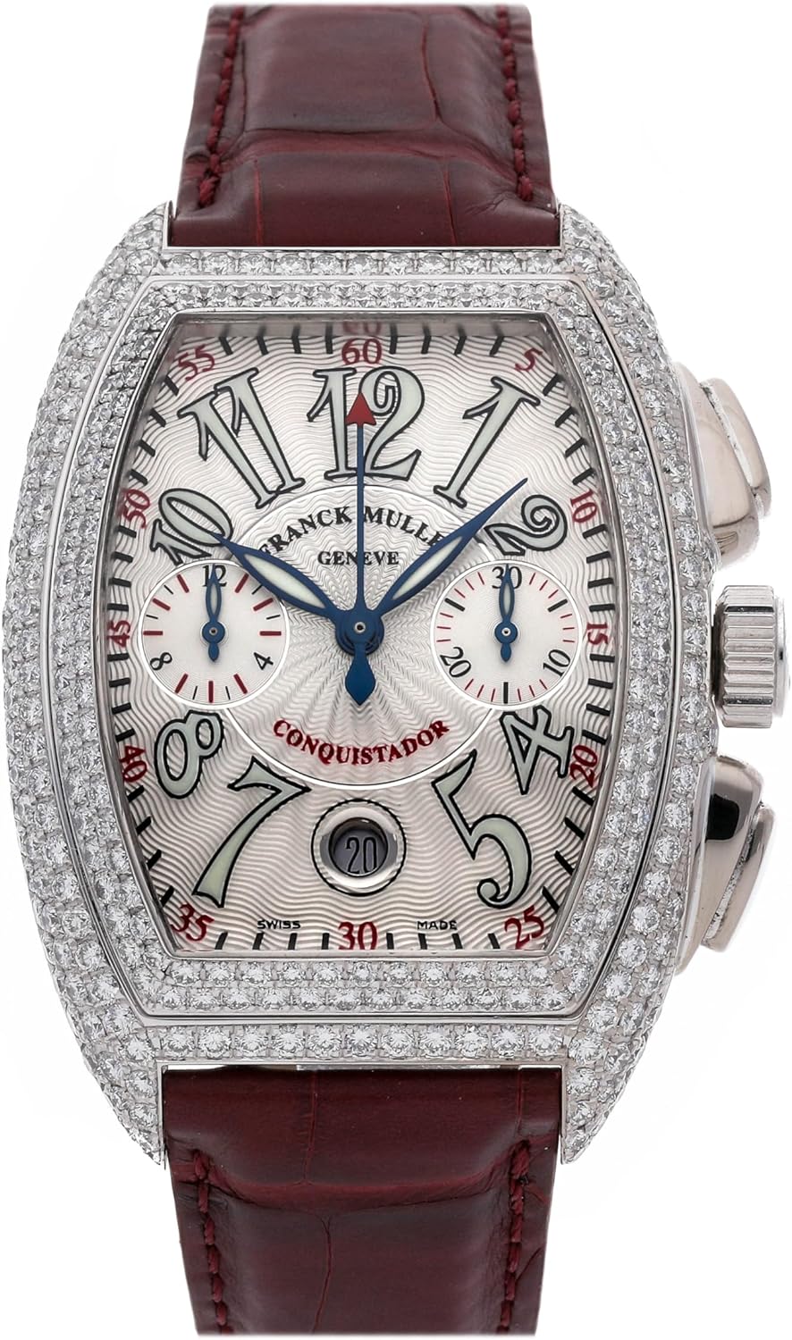 Franck Muller Conquistador Automatic Silver Dial Watch 8002 CC D (Pre-Owned)