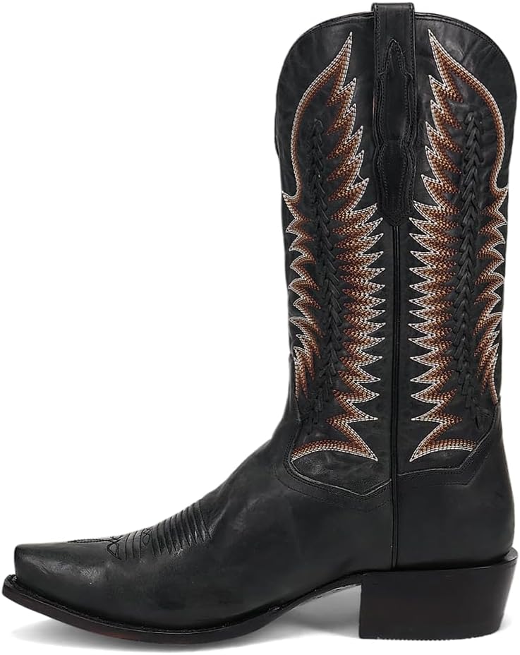 Dan Post Mens Rip Snip Toe Casual Boots Mid Calf - Black