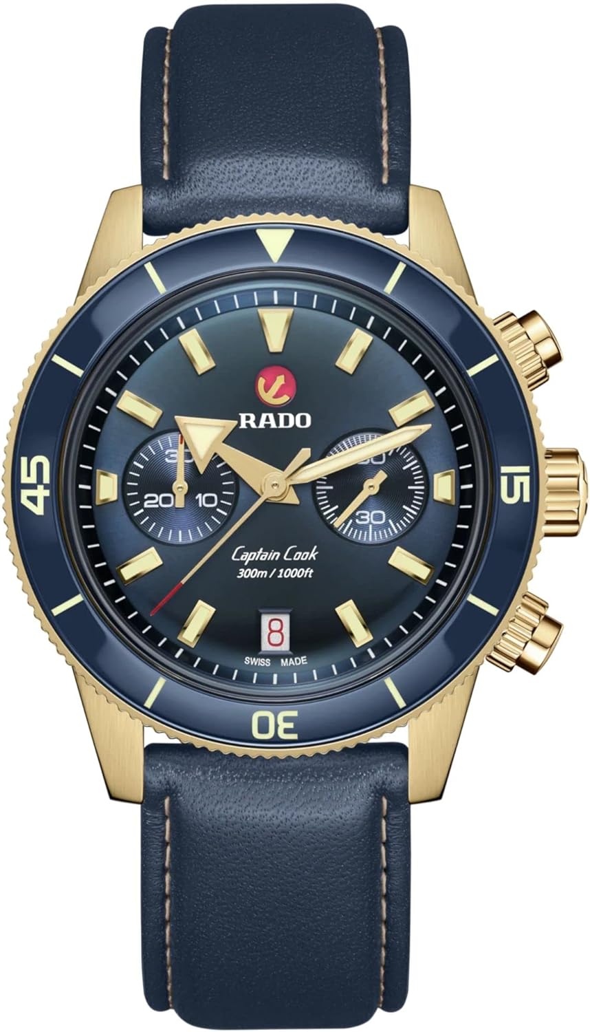 Rado Men's Captain Cook Automatic Watch, Blue