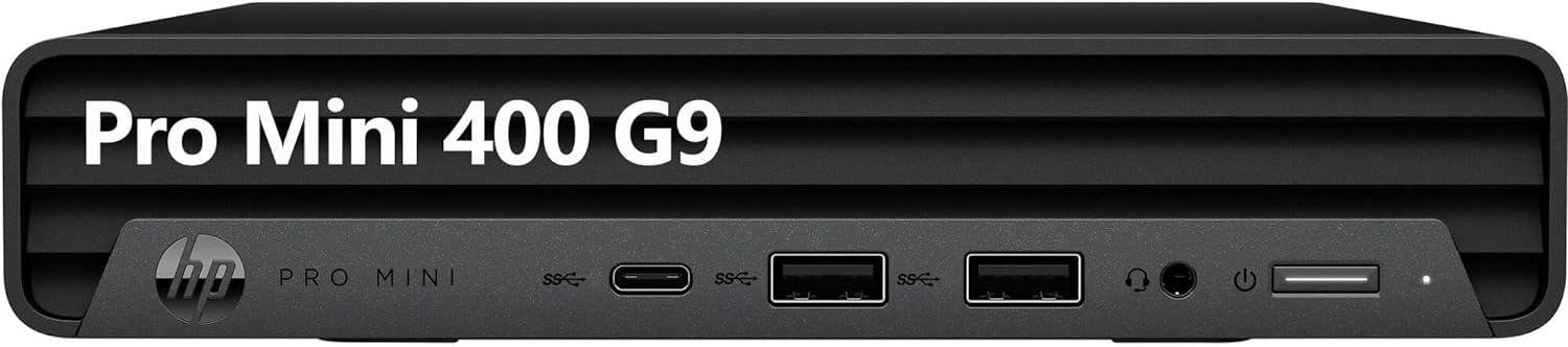 HP Pro Mini 400 G9 Business Mini Desktop Computer, Intel Hexa-Core i5-12500T (Beat i7-11700T), 16GB DDR4 RAM, 512GB PCIe SSD, WiFi 6, Bluetooth 5.2, Keyboard &amp; Mouse, Windows 11 Pro, Tilsiy Cable