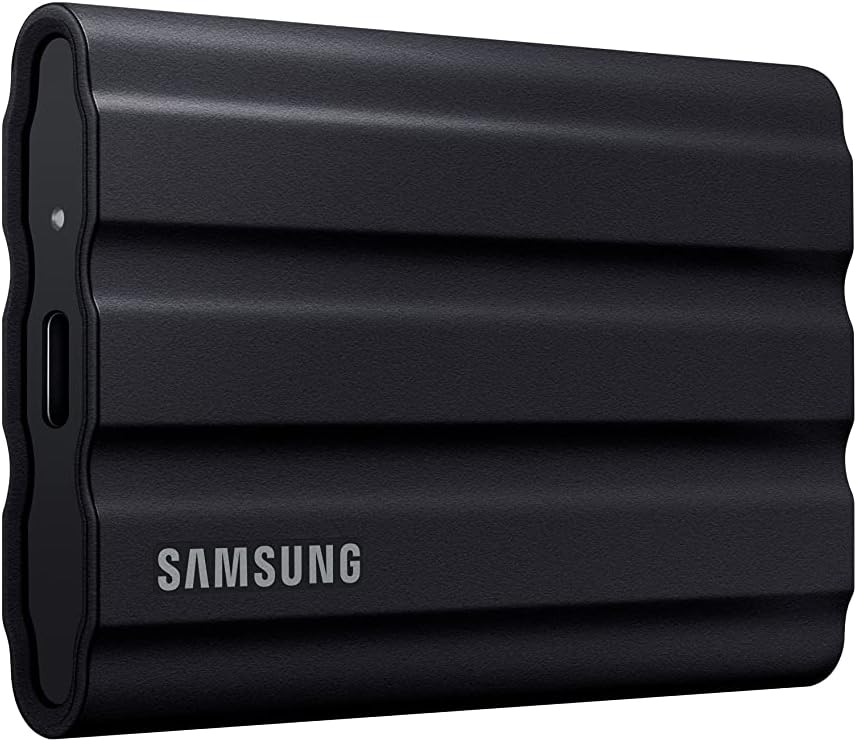 SAMSUNG T7 Shield 4TB Portable SSD - 1050MB/s, Rugged, Water &amp; Dust Resistant, for Content Creators - Black