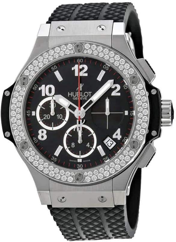 Hublot Big Bang Black Dial Black Rubber Men's Watch 341.SX.130.RX.114