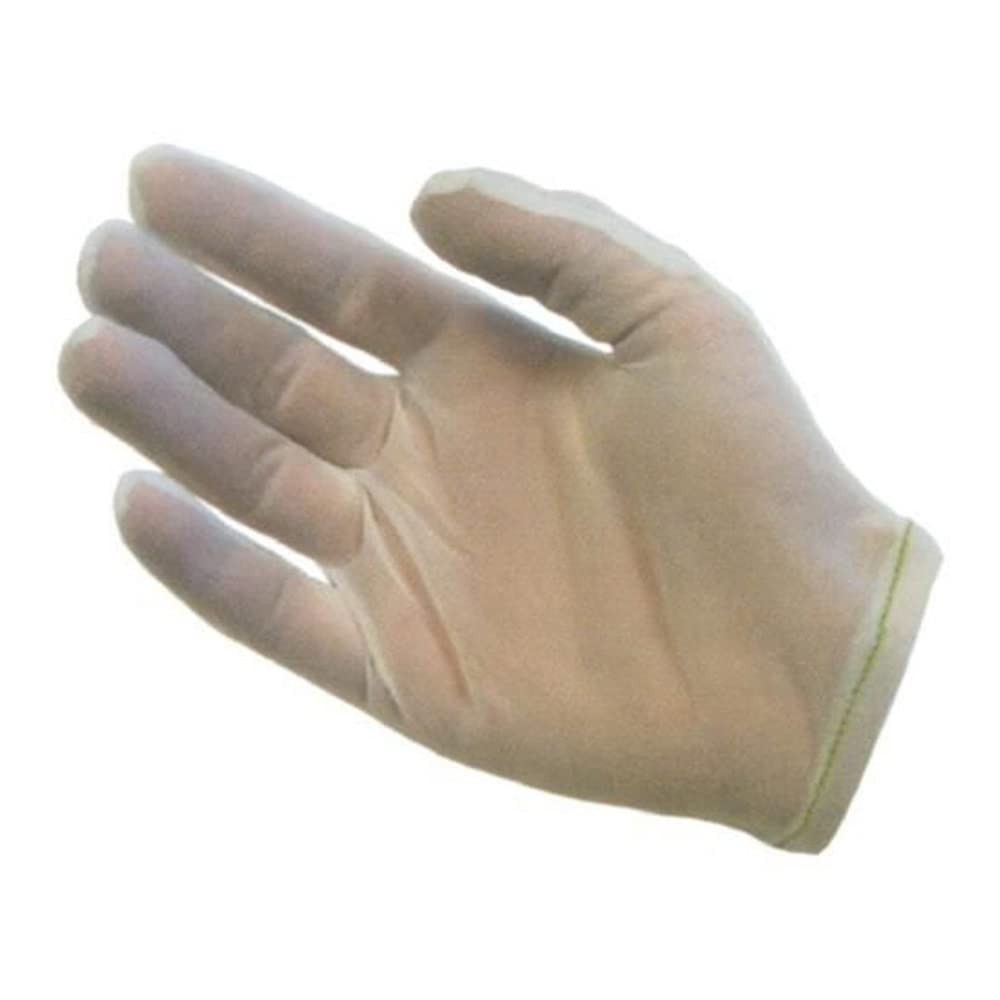 Protective Industrial 98-741/M Nylon Tricot Two Piece Economy Style Women's Glove Liner, 8-89/128" Length, Medium, White (12 Cases of 100)