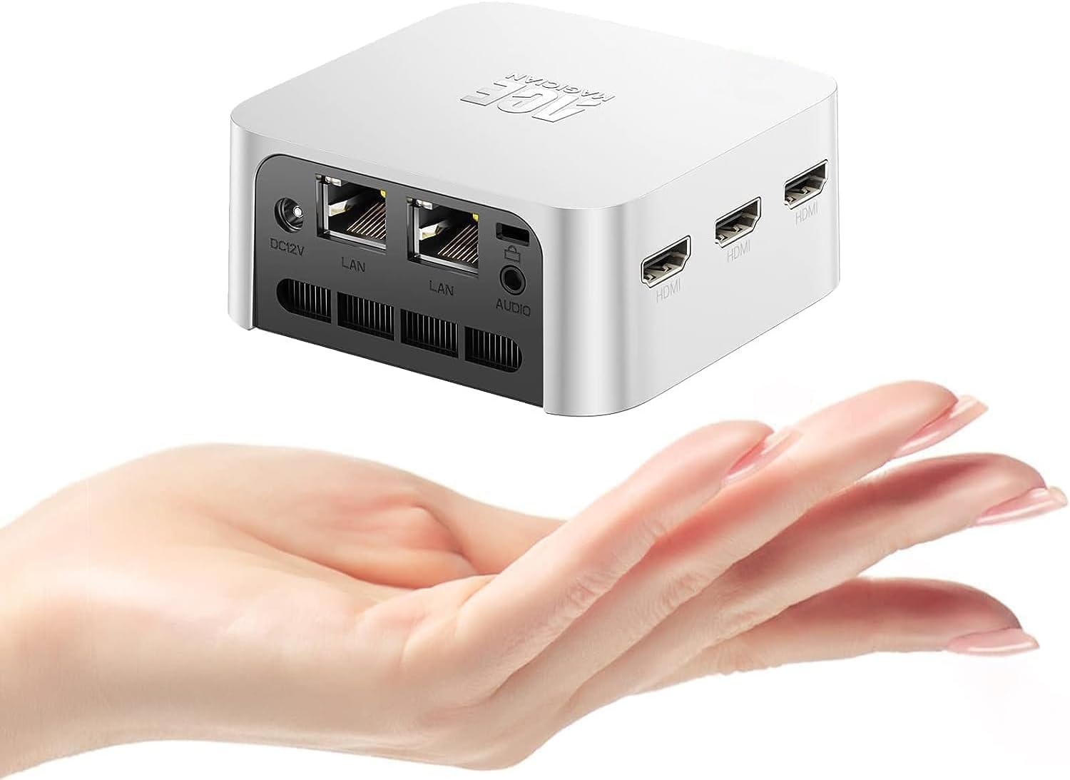 ACEMAGICIAN Mini PC Computer Windows 11 Pro, 12th Gen N95 (up to 3.4GHz) 16GB LPDDR5 512GB M.2 SSD Desktop Computers, Micro PC Support 4K UHD, Dual Gigabit Ethernet,3 HDMI,2.4G/5G WiFi, BT4.2