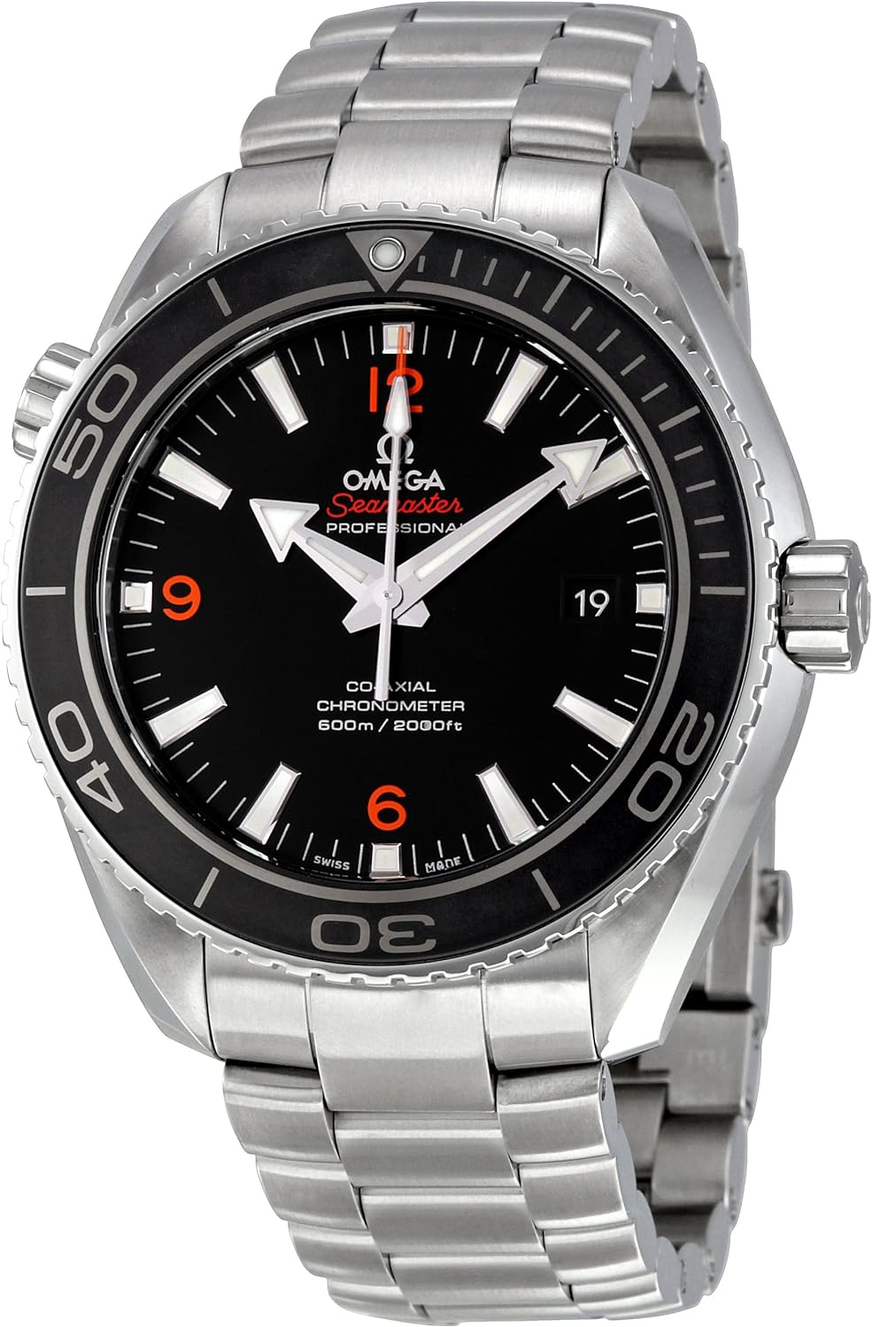 Omega Men's 232.30.46.21.01.003 Planet Ocean Big Size Black Dial Watch