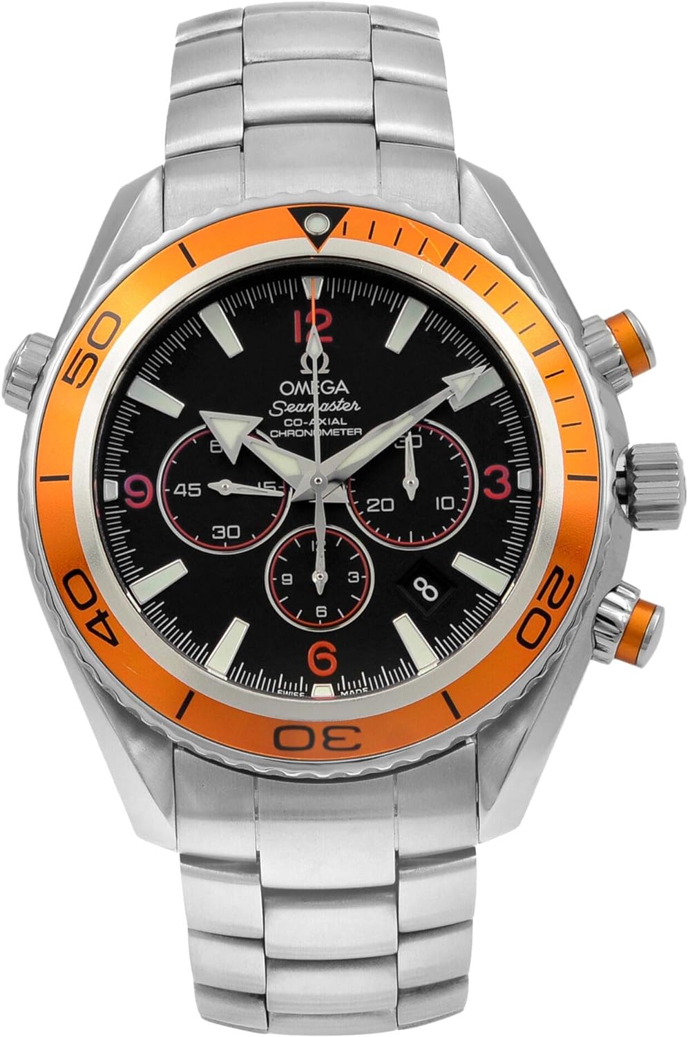 Omega Men's 2218.50.00 Seamaster Planet Ocean Automatic Chronometer Chronograph Watch