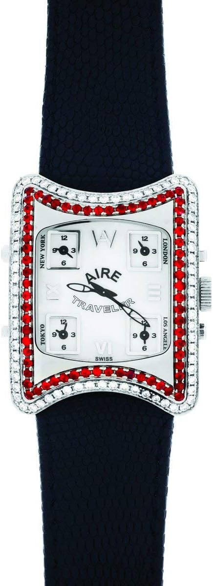 Aire Traveler 5 Time Zone Swiss Made Over-Sized Unique Watch