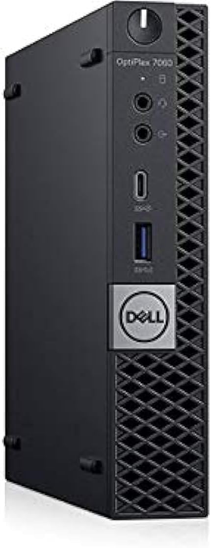 Dell OptiPlex 7060 Micro Desktop Business PC, Intel Core i5-8500T 2.1GHz, 16GB, 256GB SSD, USB Type-C, Win10Pro (Renewed)