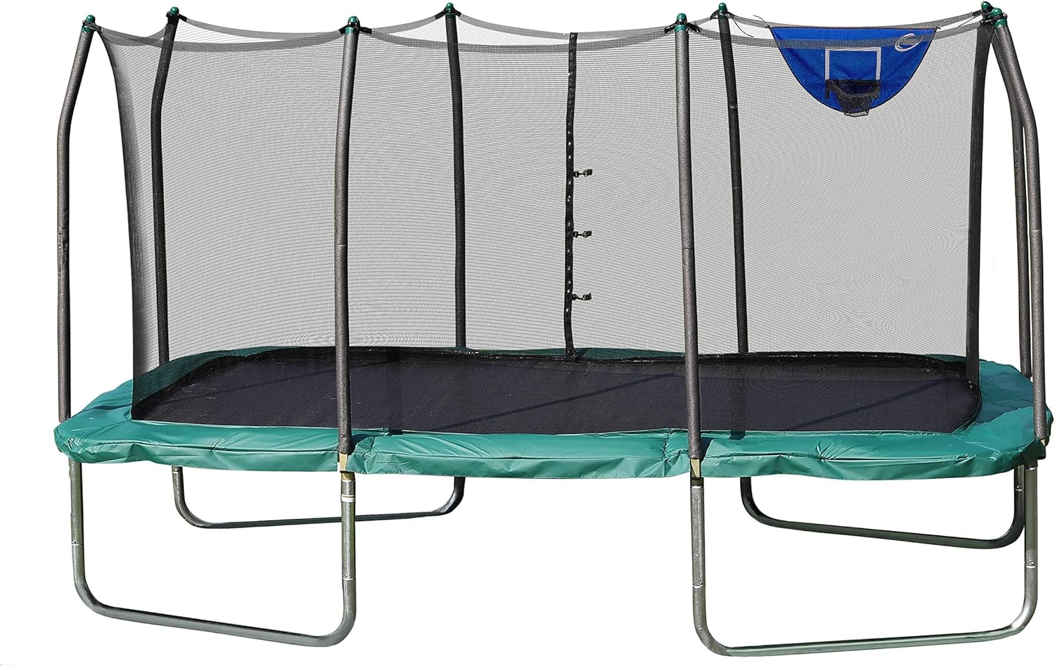 Skywalker Trampolines - Rectangle Jump-N-Dunk Trampoline with Enclosure
