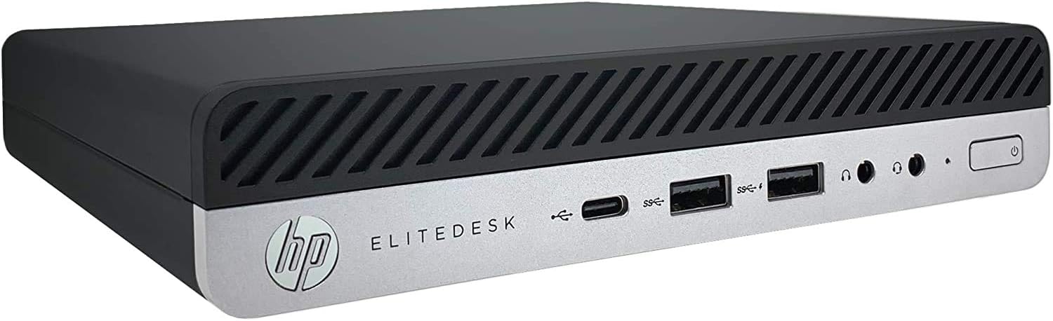 HP EliteDesk 800 G5 Mini - 9th Gen Intel Core i5-9500T 6-Core up to 3.70 GHz, 16GB DDR4 Memory, 256GB NVMe SSD, WiFi-6, Bluetooth 5.0, Intel UHD Graphics 630, Windows 10 Pro (Renewed)