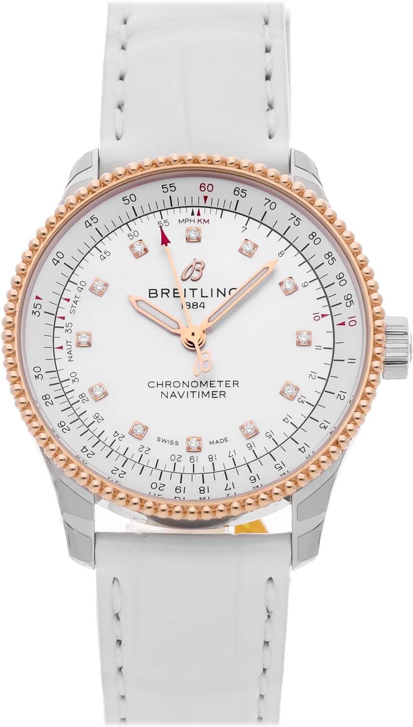 Breitling Navitimer Automatic Mother of Pearl, White Dial Watch U17395211A1P3 (Pre-Owned)