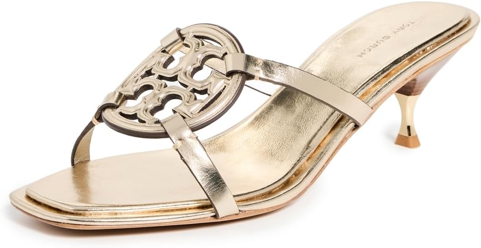 Tory Burch Women's Geo Bombe Miller Low Heel Sandals 55mm