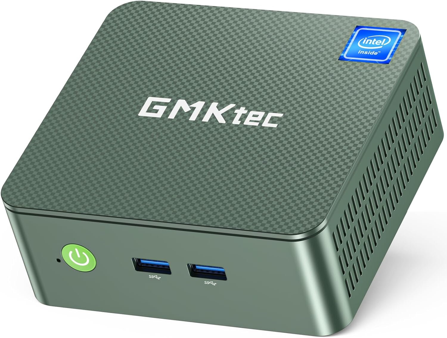 GMKtec Mini PC N100, G3 Intel Alder Lake N100 Preinstalled Windows 11 Pro (3.4GHz), 8GB DDR4 RAM 256GB PCIe M.2 SSD, Desktop Computer 4K Dual HDMI/USB3.2/WiFi 6/BT5.2/2.5G RJ45 for Office, Business