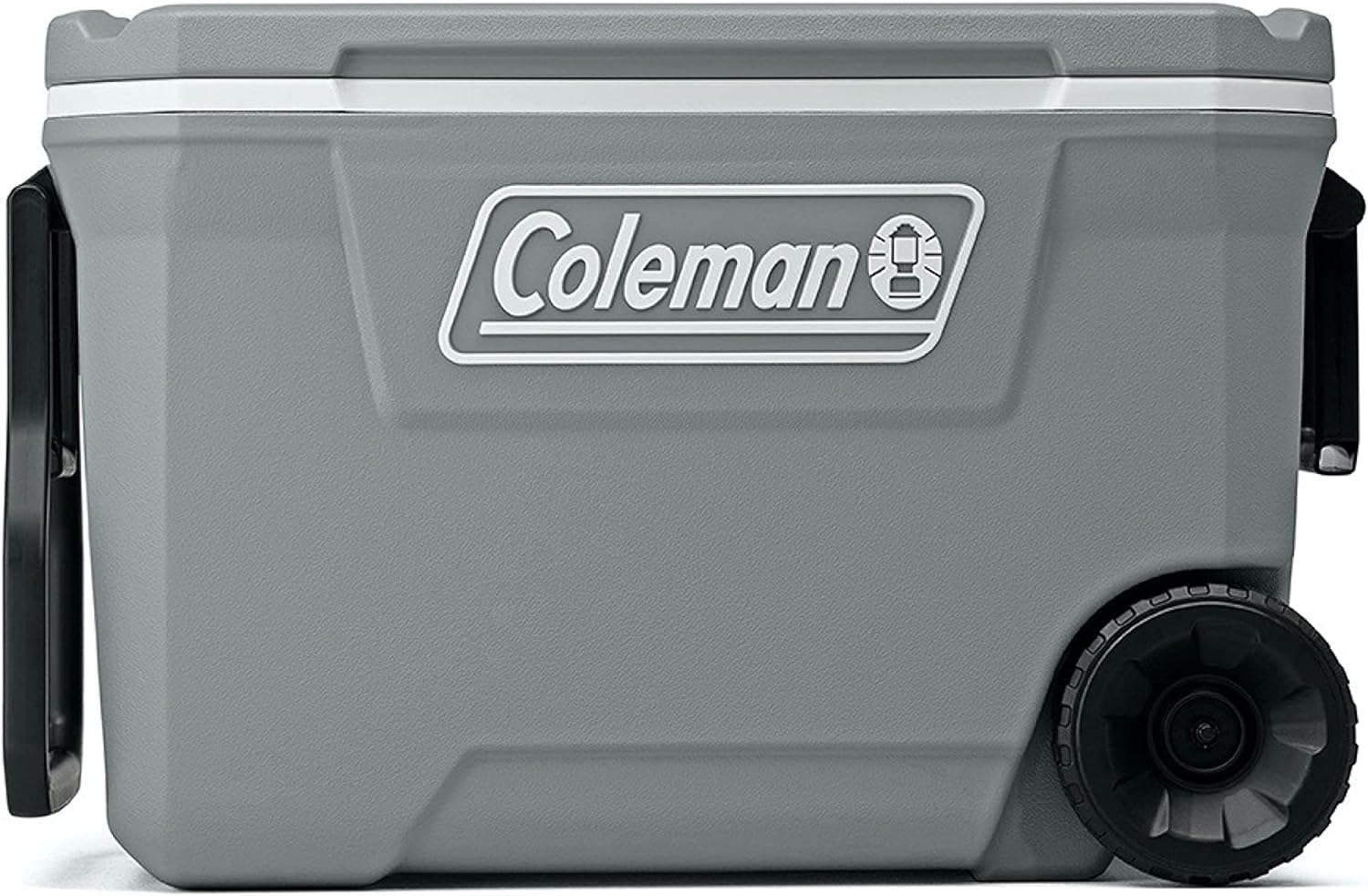 Coleman 316 Series Insulated Portable Cooler with Heavy Duty Wheels, Leak-Proof Wheeled Cooler with 100+ Can Capacity, Keeps Ice for up to 5 Days, Great for Beach, Camping, Tailgating, Sports, &amp; M