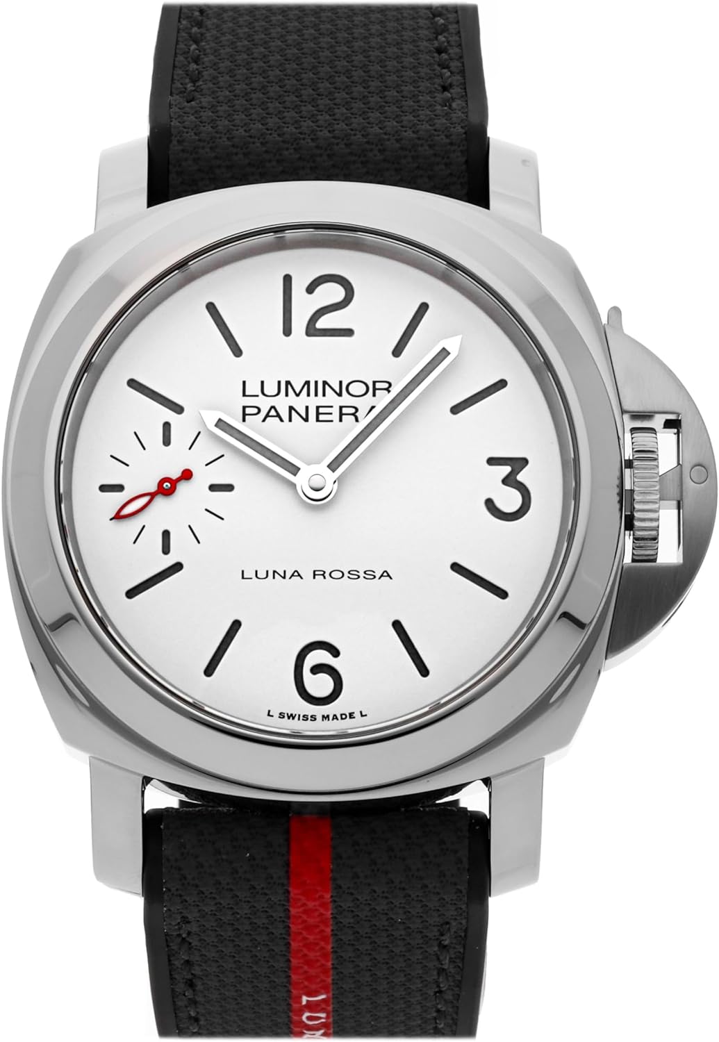 PANERAI Luminor Manual Wind White Dial Watch PAM01342 (Pre-Owned), grey