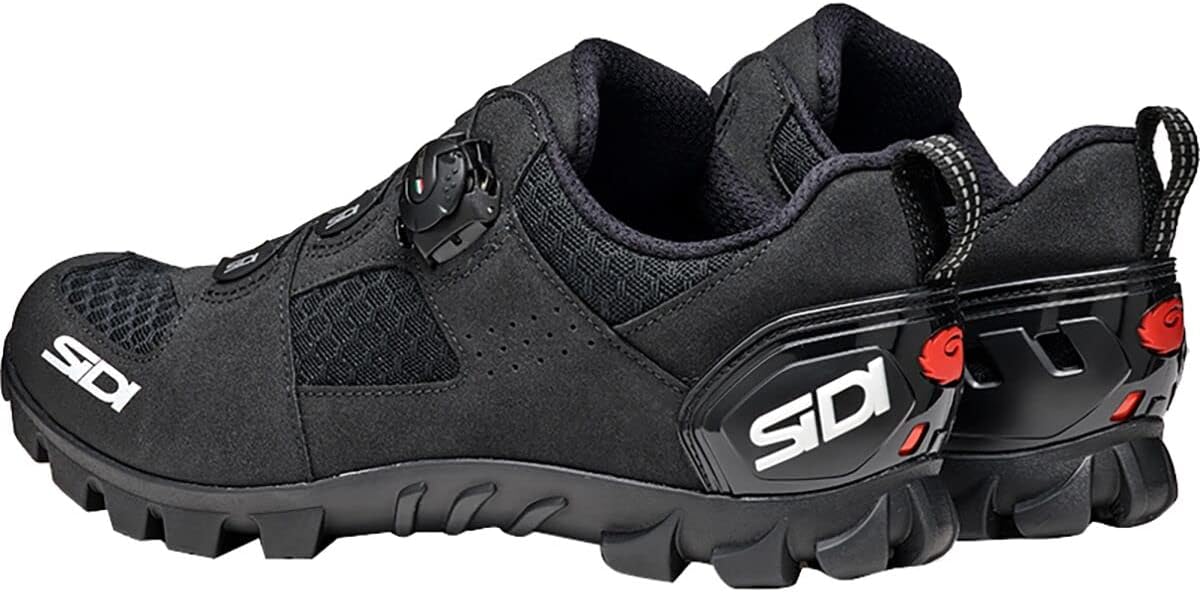 Sidi | All Mountain Shoes, Professional Mountain Bike Shoes for Men MTB Turbo, Innovative Closure System, Heel, Outdoor Sole