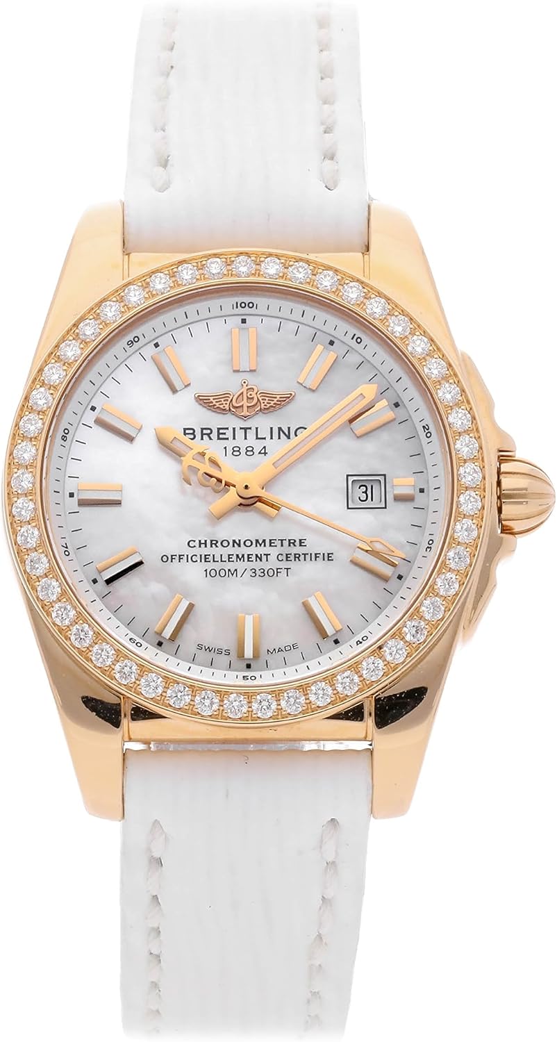 Breitling Galactic Quartz White Dial Watch H7234853/A791 (Pre-Owned)