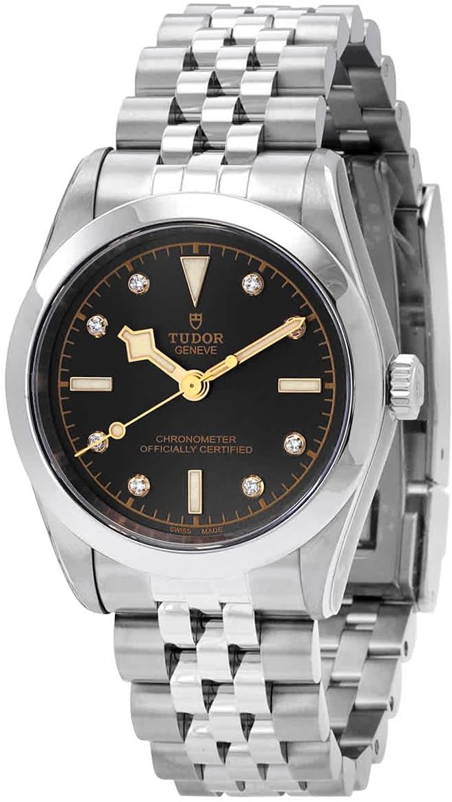 Tudor Black Bay Automatic Diamond Anthracite Dial Ladies Watch M79600-0004