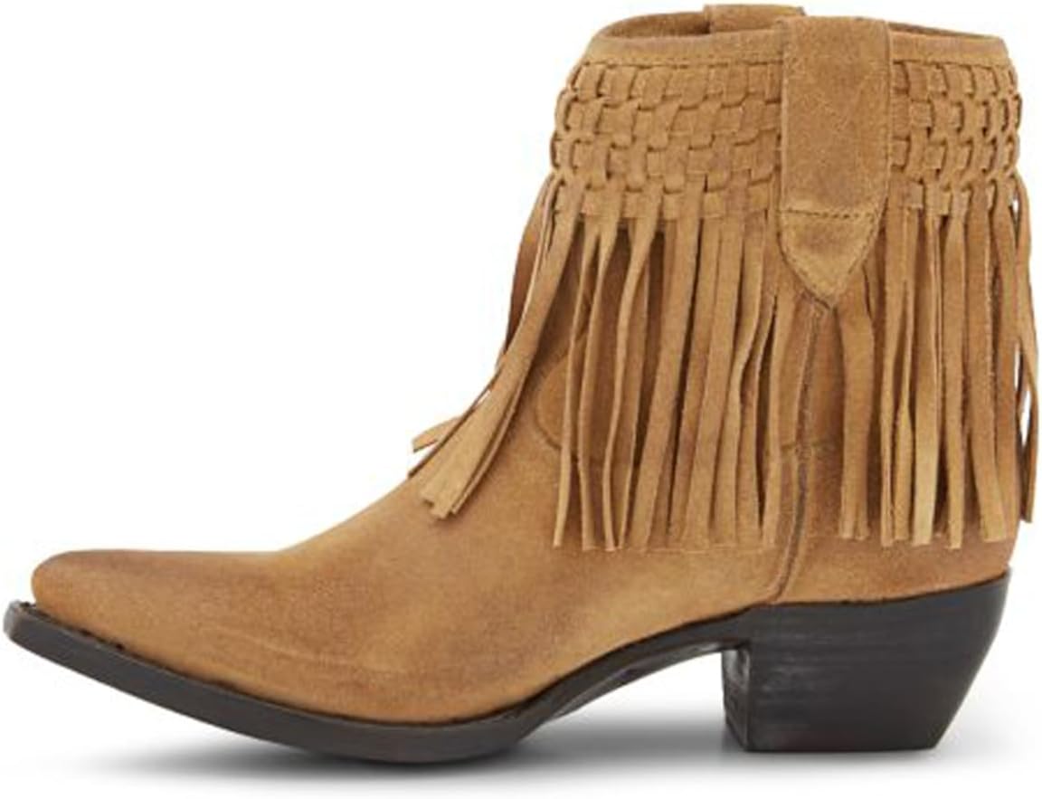 Frye Women's Sacha Short Fringe Bootie