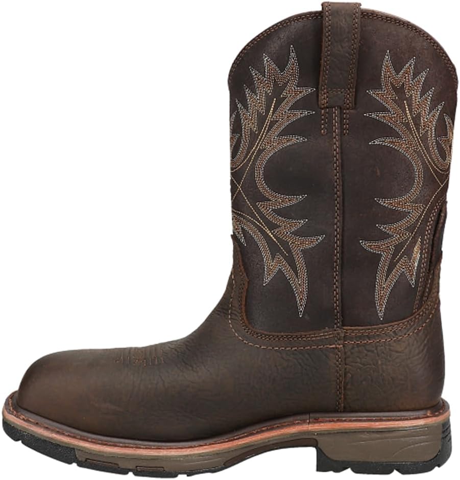 Ariat WorkHog Waterproof Composite Toe Work Boots - Men's Safety Toe Western Boot