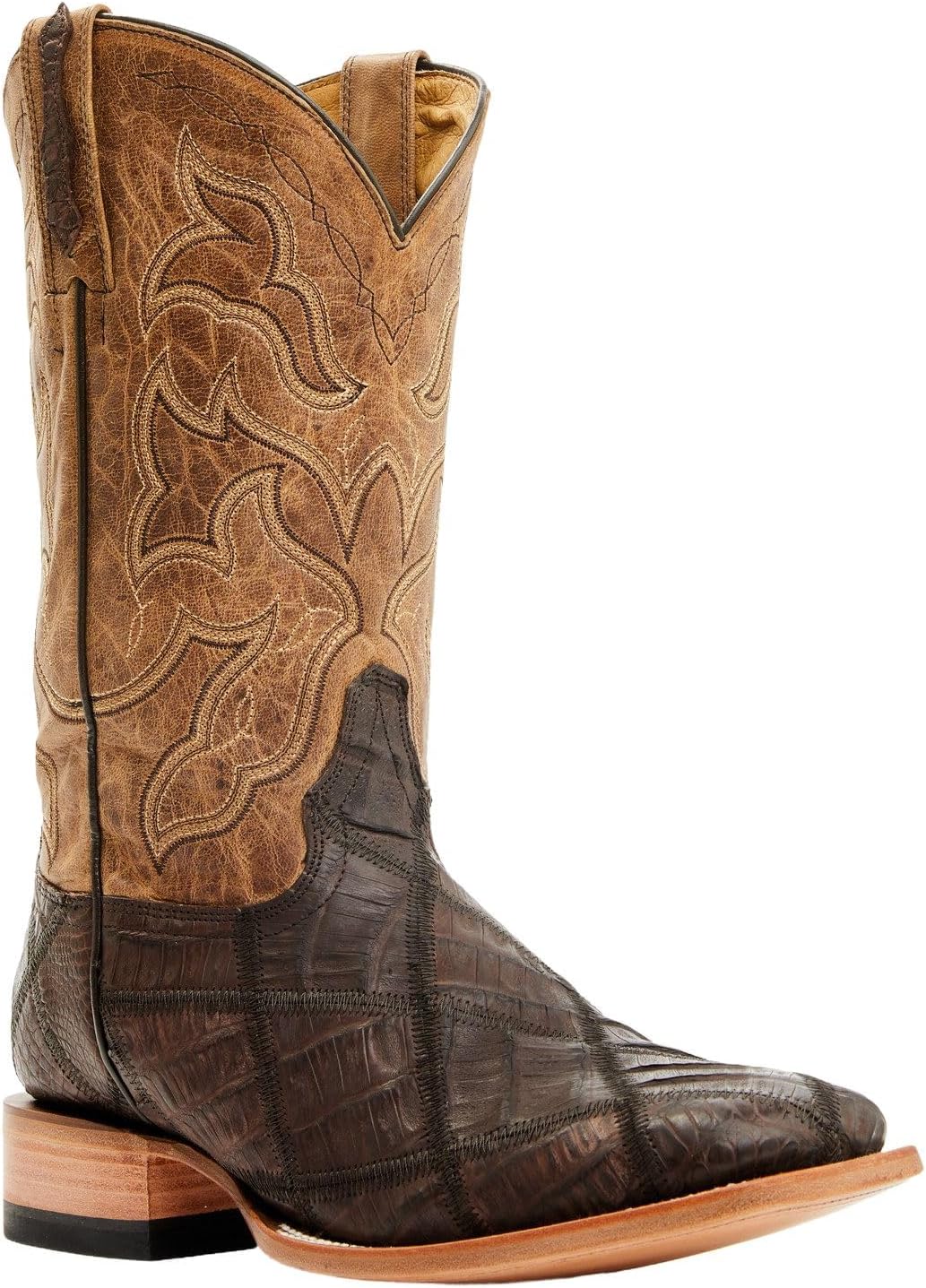 Cody James Men's Exotic Caiman Western Boot Broad Square Toe - Bbme-307