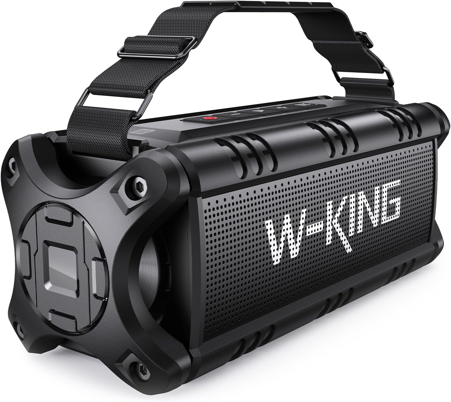 W-KING Bluetooth Speaker, 90W Peak 50W RMS IPX6 Waterproof Loud Speakers Bluetooth Wireless, Large Outdoor Portable Bluetooth Speakers Subwoofer Deep Bass/Bluetooth 5.0/Power Bank/40H Play/TF/AUX/NFC