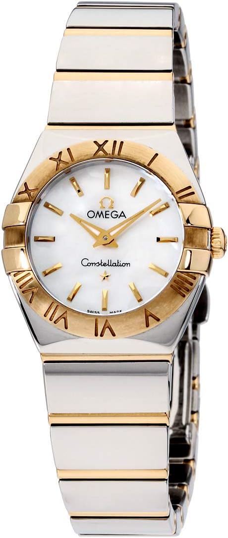 Omega Constellation Mother of Pearl Dial Stainless Steel and Gold Ladies Watch 123.20.24.60.05.004