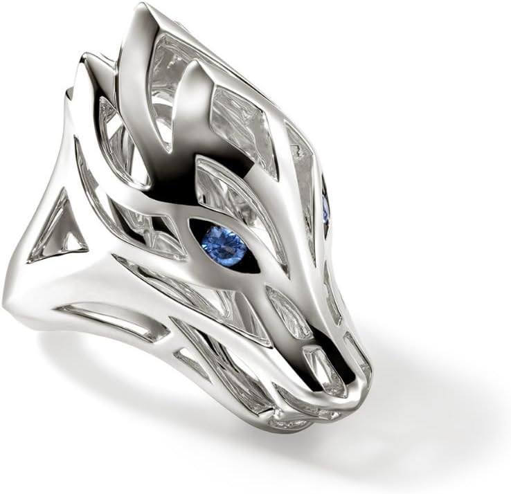 John Hardy Naga Saddle Ring, Sterling Silver