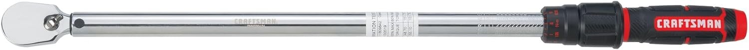 CRAFTSMAN Torque Wrench, 1/2" Drive (CMMT99434)