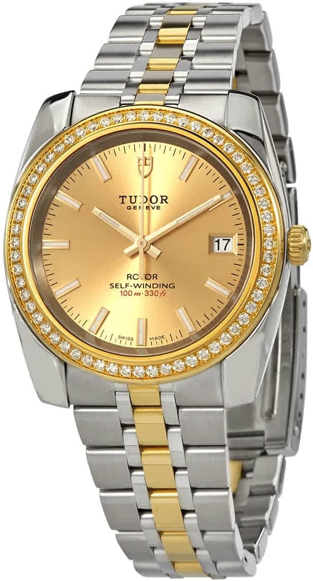 Tudor Classic Automatic Diamond Champagne Dial Unisex Watch M21023-0011