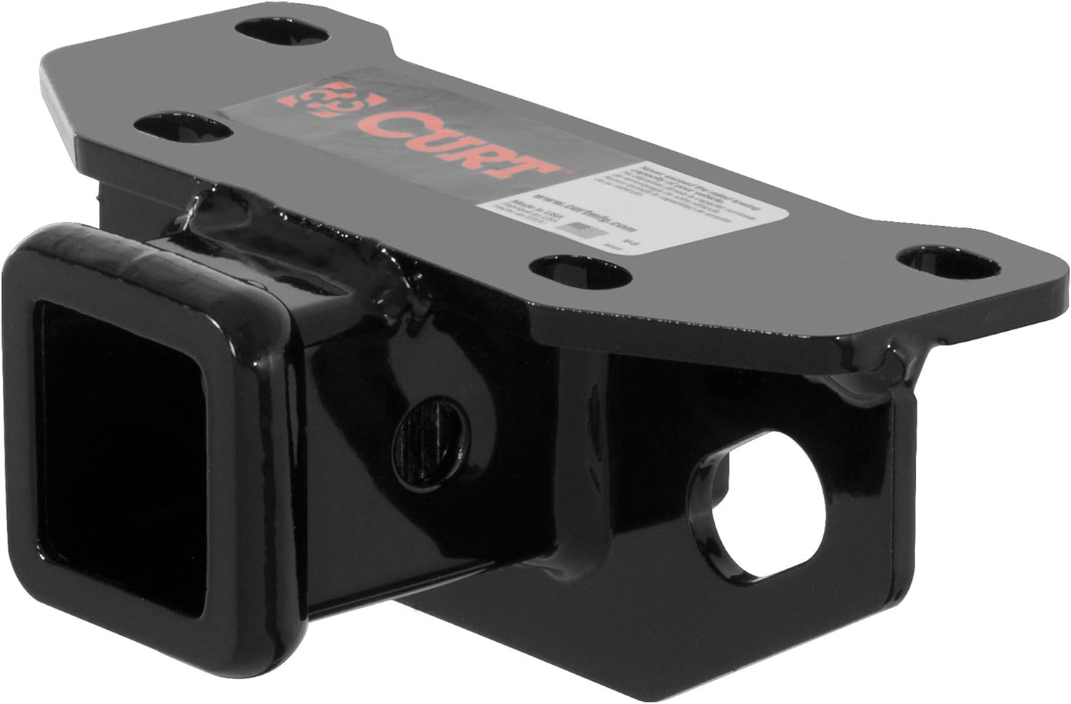 CURT 13043 Class 3 Trailer Hitch, 2-Inch Receiver, Fits Select Lexus GX460, GLOSS BLACK POWDER COAT