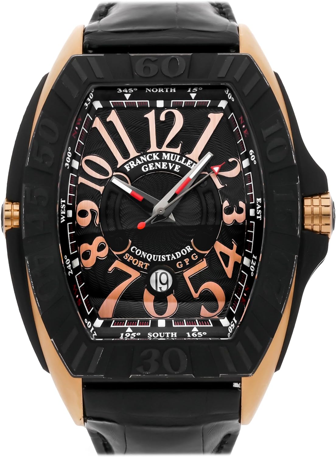 Franck Muller Conquistador Automatic Black Dial Watch 9900SCDT (Pre-Owned)