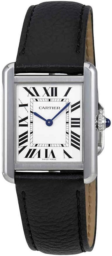 Cartier Tank Solo Silvered Light Opaline Dial Ladies Watch WSTA0030