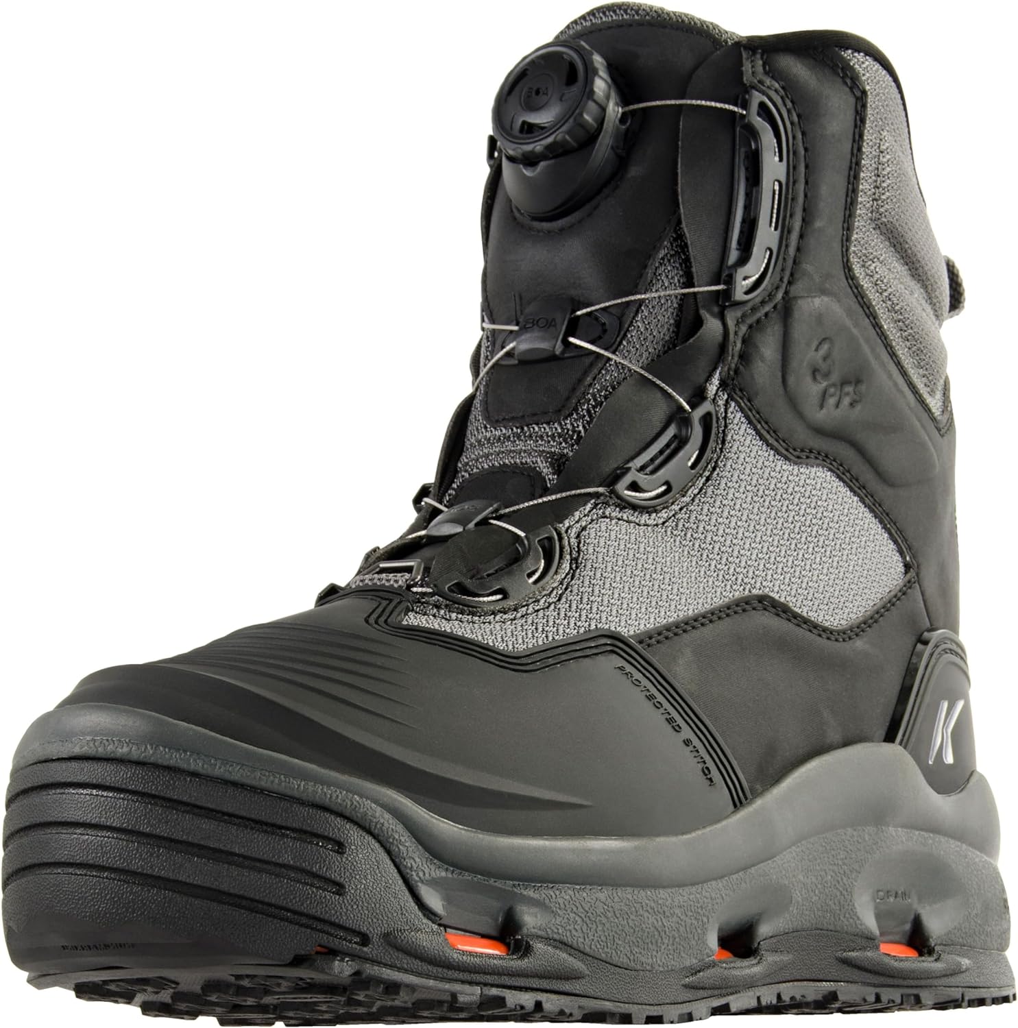 Korkers Men's Darkhorse Fishing / Wading Boot, Includes Interchangeable Felt &amp; Kling-On Soles