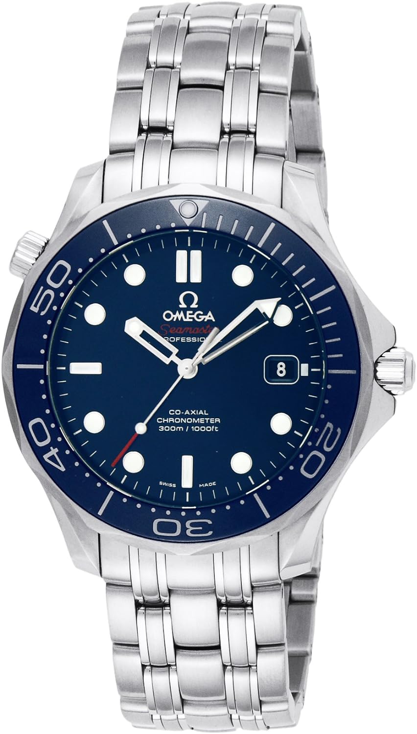 Omega Men's 212.30.41.20.03.001 Seamaster Diver 300m Co-Axial Automatic Swiss Automatic Silver-Tone Watch