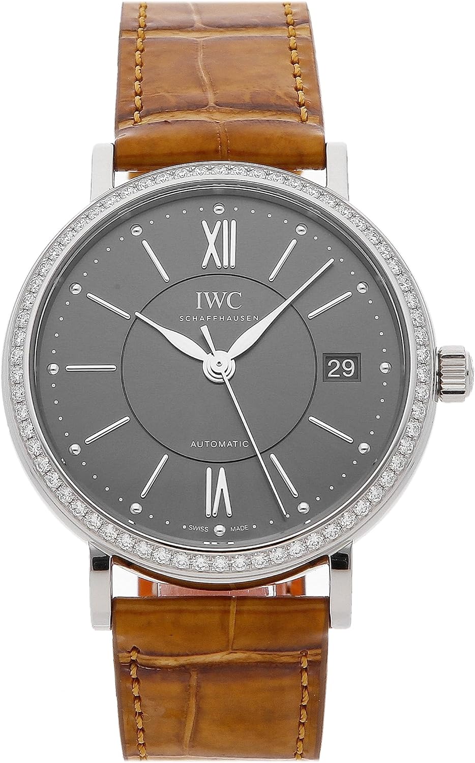 IWC Portofino Automatic Gray Dial Watch IW4581-04 (Pre-Owned)