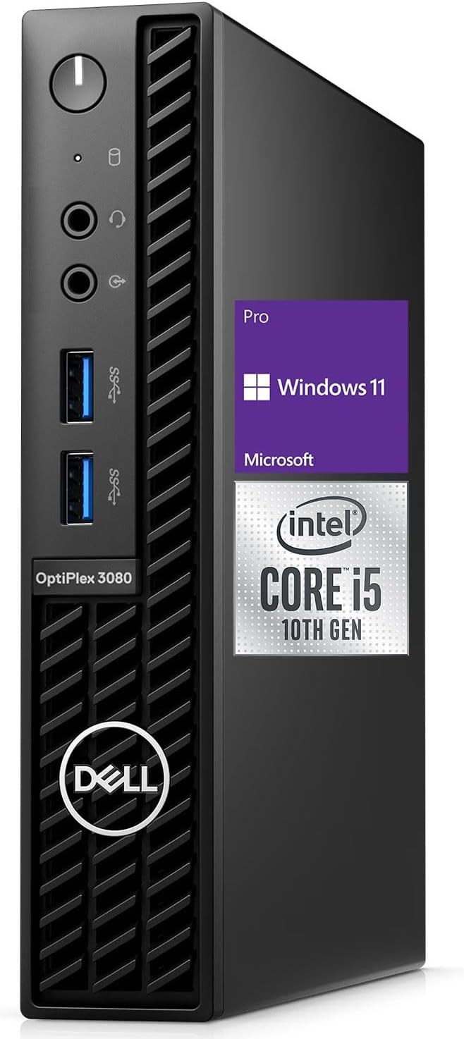 Dell OptiPlex 7000 Series 7010 Mini Business Desktop, 13th Gen Intel Core i5-13500T (Beat i7-12700T), 16GB RAM, 512GB PCIe SSD, 3YR Warranty, Wired KB &amp; Mouse, DisplayPort, RJ45, Windows 11 Pro, B
