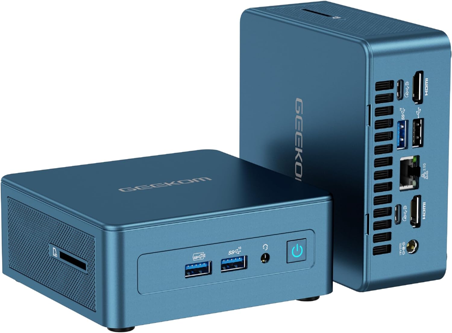 GEEKOM Mini PC Mini IT13, 13th Gen Intel i9-13900H NUC13 Mini Computers(14 Cores,20 Threads) 32GB DDR4/2TB PCIe Gen 4 SSD Windows 11 Pro Support Wi-Fi 6E/Bluetooth 5.2/USB 4.0/2.5G LAN/8K