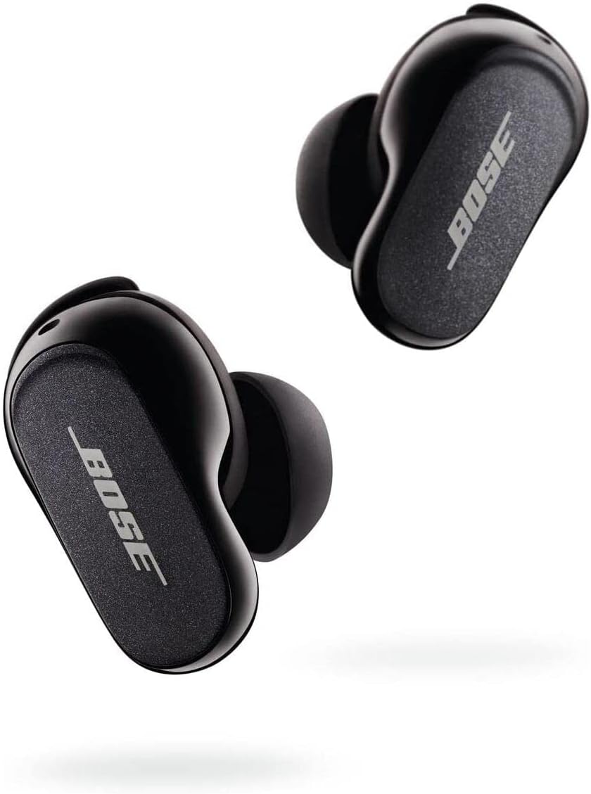 Bose QuietComfort Earbuds II, Wireless, Bluetooth, Proprietary Active Noise Cancelling Technology In-Ear Headphones with Personalized Noise Cancellation &amp; Sound, Triple Black