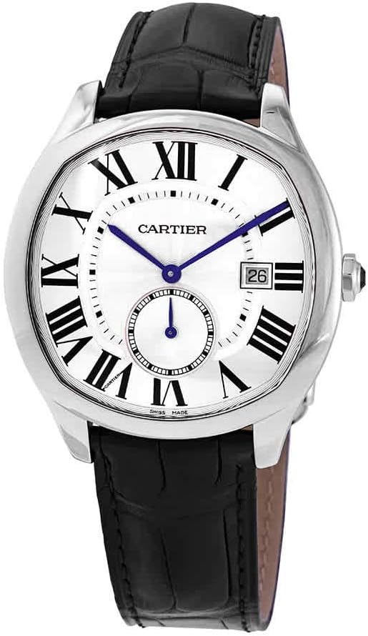 CARTIER Drive Automatic Silvered Flinique Dial Men's Watch WSNM0015