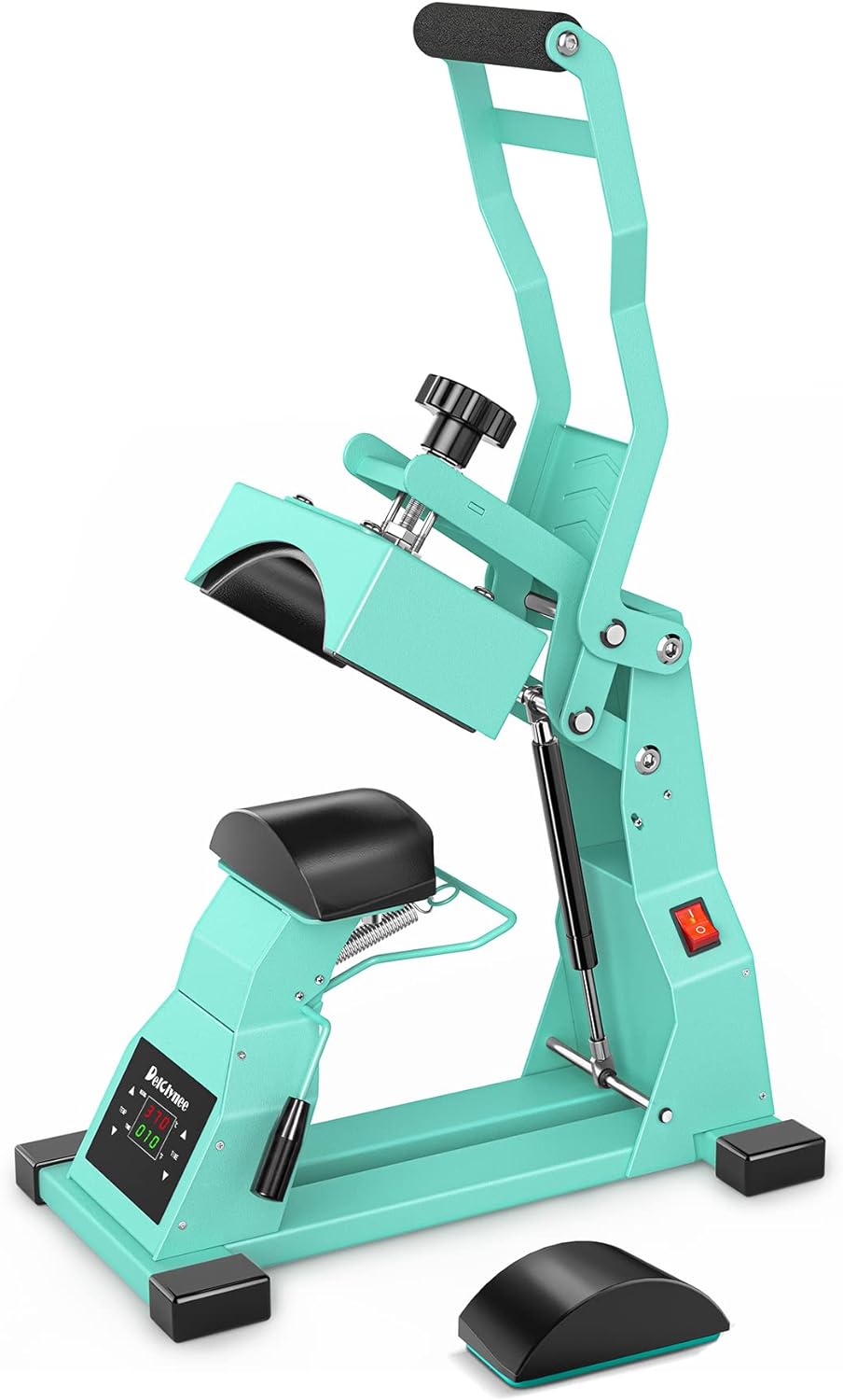 Hat Heat Press Machine for Caps with 2pcs Interchangeable Platens(6.7"x3.8", 6.7"x2.5"), Cap Heat Press for Stuctured Hats and HTV Iron On and Sublimation Projects, Heat Transfer Printing for Caps