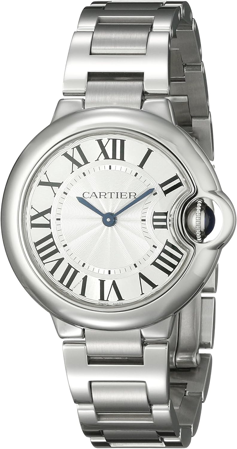 Cartier Women's W6920084 Ballon Bleu Analog Display Quartz Silver-Tone Watch